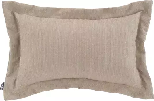 Х.ОК.К. Декоративная подушка "Addicted", с модным рельефным краем, чехол с наполнителем, 1 шт H.O.C.K. 30х50 см, цвет beige/naturwei + Jaquard-Struktur-unifarben