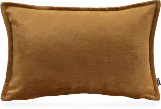 Х.ОК.К. Декоративная подушка "Bonanza" слегка мерцающая, включая наполнитель, съемный чехол на молнии H.O.C.K. 50х50 см, цвет goldfarben + unifarben