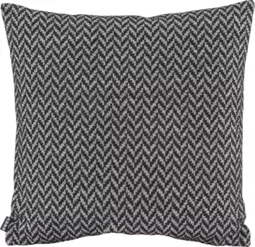 Х.ОК.К. Декоративная подушка "Цирконо" с этническим узором, чехол с наполнителем, 1 шт H.O.C.K. 50х50 см, черный