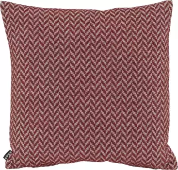 Х.ОК.К. Декоративная подушка "Цирконо" с этническим узором, чехол с наполнителем, 1 шт H.O.C.K. 50х50 см, цвет bordeau x /red/rubinrot/rot + Ethnomuster-Jaquard-Struktur