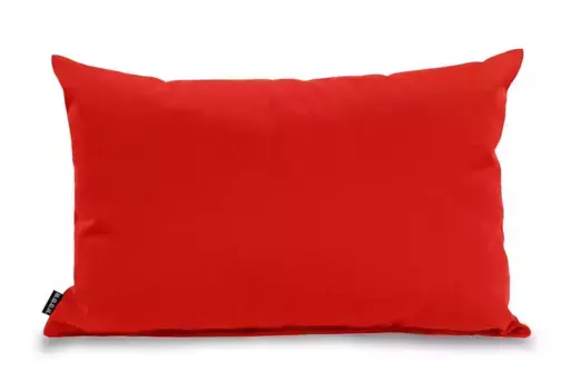 Х.ОК.К. Декоративная подушка "Classic Uni", чехол с наполнителем, 1 шт., 60/40 см H.O.C.K. 60х40 см, цвет feuerrot + unifarben
