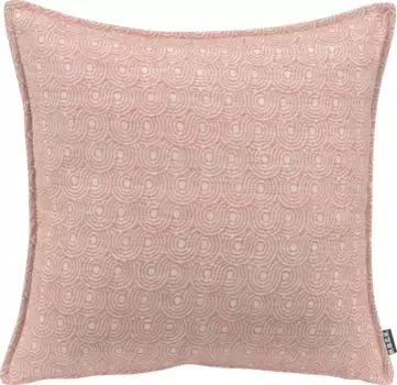 Х.ОК.К. Декоративная подушка "Иво" с легким рисунком H.O.C.K. 40х40 см, светло-оранжевый