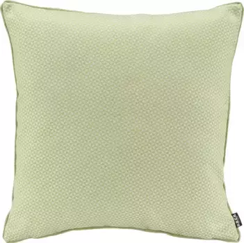 Х.ОК.К. Декоративная подушка "Пепе", чехол с наполнителем, 1 шт., подходит для использования на улице H.O.C.K. 40х60 см, зеленый/светло-зеленый