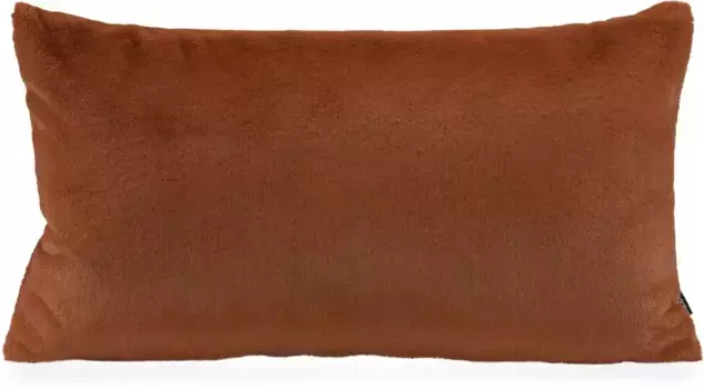 Х.ОК.К. Декоративная подушка "Плюш", бархатисто-мягкая, приятная на ощупь, включая наполнитель, чехол на молнии H.O.C.K. 45х45 см, оранжевый