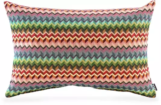 Х.ОК.К. Декоративная подушка "Сила" в стиле бохо H.O.C.K. 40х60 см, цвет bunt + gemustert