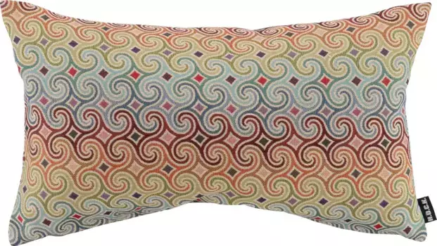 Х.ОК.К. Декоративная подушка "Танер" в восточном стиле, чехол с наполнителем, 1 шт H.O.C.K. 50х30 см, цвет bunt + gemustert