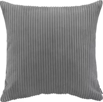 Х.ОК.К. Декоративная подушка "Вельвет", мягкий вельвет H.O.C.K. 40х60 см, серый