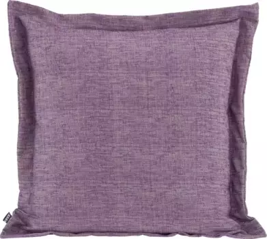 Х.ОК.К. Подушка декоративная "Addicted", с красивым рельефным швом, чехол с наполнителем, 1 шт H.O.C.K. 60х60 см, фиолетовый