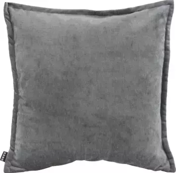 Х.ОК.К. Подушка декоративная "Бизантина", чехол с наполнителем, 1 шт., с окантовкой по всему периметру H.O.C.K. 50х50 см, серый