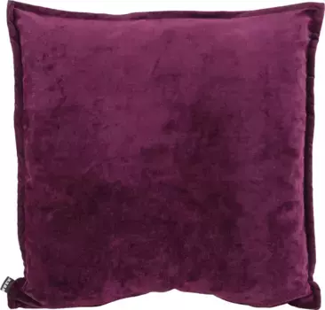 Х.ОК.К. Подушка декоративная "Бизантина", с очень мягкой поверхностью, чехол с наполнителем, 1 шт H.O.C.K. 60х60 см, цвет aubergine/lila + unifarben