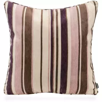 Х.ОК.К. Подушка декоративная «Бобетта», чехол с наполнителем, 1 шт H.O.C.K., цвет braun/mauve/rosa + gestreift