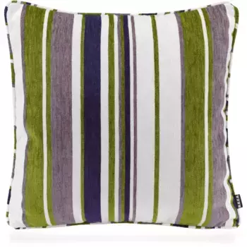 Х.ОК.К. Подушка декоративная «Бобетта», чехол с наполнителем, 1 шт H.O.C.K., цвет grn/mauve/wei + gestreift