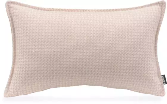 Х.ОК.К. Подушка декоративная "Бобо", с жаккардовой структурой, чехол с наполнителем, 1 шт H.O.C.K. 45х45 см, розовый