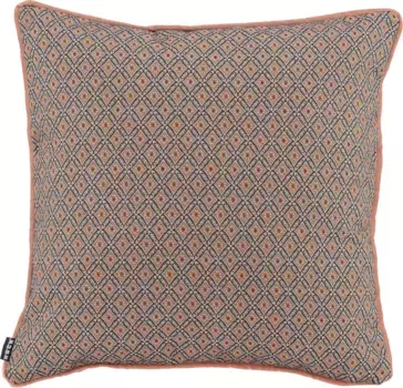 Х.ОК.К. Подушка декоративная "Гарри Девин", чехол с наполнителем, 1 шт H.O.C.K. 50х50 см, оранжевый/медный/терра