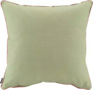 Х.ОК.К. Подушка декоративная "Искорка", однотонная, двусторонний чехол на подушку с наполнителем, 1 шт H.O.C.K. 50х50 см, зеленый