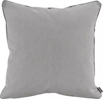 Х.ОК.К. Подушка декоративная "Лино", подходит для использования на улице, двусторонний чехол с наполнителем, 1 шт H.O.C.K. 50х50 см, серый
