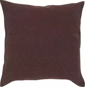 Х.ОК.К. Подушка декоративная "Ливиньо", войлок из шерсти, чехол с наполнителем, 1 шт H.O.C.K. 60х60 см, коричневый