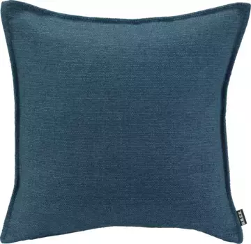 Х.ОК.К. Подушка декоративная "Мали", однотонная, чехол с наполнителем, 1 шт H.O.C.K. 45х45 см, цвет petrol + unifarben