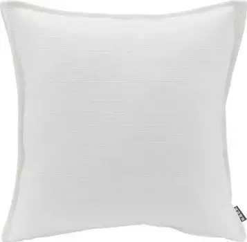 Х.ОК.К. Подушка декоративная "Мали", однотонная, чехол с наполнителем, 1 шт H.O.C.K. 45х45 см, белый