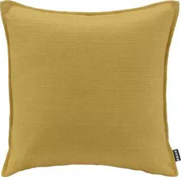 Х.ОК.К. Подушка декоративная "Мали", однотонная, чехол с наполнителем, 1 шт H.O.C.K. 45х45 см, цвет gelb/mais + unifarben