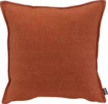 Х.ОК.К. Подушка декоративная "Мали", однотонная, чехол с наполнителем, 1 шт H.O.C.K. 45х45 см, оранжевый