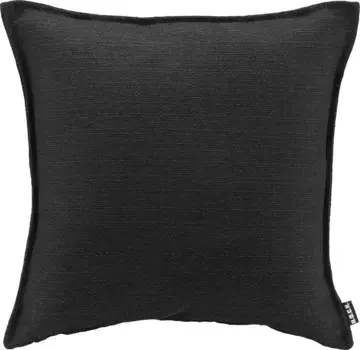 Х.ОК.К. Подушка декоративная "Мали", однотонная, чехол с наполнителем, 1 шт H.O.C.K. 30х50 см, черный
