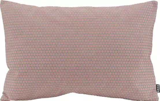 Х.ОК.К. Подушка декоративная "Miss Dots Pillow", с горошками, чехол на подушку с наполнителем, 1 шт H.O.C.K. 30х50 см, цвет apricot + gepunktet