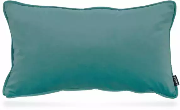 Х.ОК.К. Подушка декоративная "Нобиле Бархат", чехол с наполнителем, 1 шт H.O.C.K. 50х30 см, цвет aquamarine + unifarben