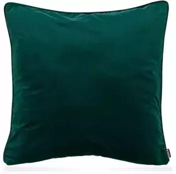 Х.ОК.К. Подушка декоративная "Нобиле Бархат", чехол с наполнителем, 1 шт H.O.C.K. 60х60 см, темно-зеленый