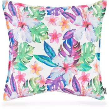 Х.ОК.К. Подушка декоративная "Сад 5", разноцветные листья, чехол с наполнителем, 1 шт H.O.C.K. 50х50 см, цвет bunt + gemustert