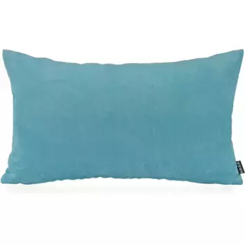 Х.ОК.К. Подушка декоративная «Versatil», диванная подушка с наполнителем, 50х30см, однотонная, розовая, бархатная, декоративная подушка H.O.C.K., цвет trkis + unifarben