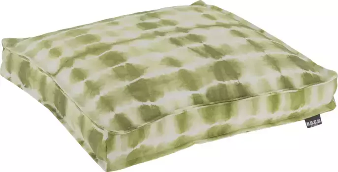 Х.ОК.К. Подушка на сиденье "Badu Batik Midnight Outdoor", водоотталкивающая H.O.C.K. 40х40 см, зеленый