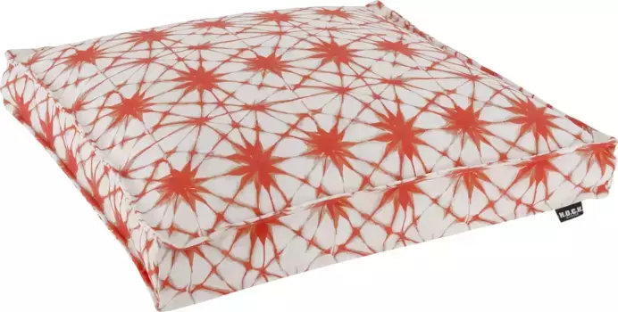 Х.ОК.К. Подушка на сиденье "Badu Batik Saphire Outdoor", водоотталкивающая H.O.C.K. 50х50 см, оранжевый