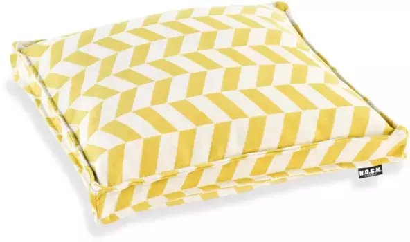 Х.ОК.К. Подушка на сиденье "Гумер №78" с графическим рисунком H.O.C.K. 40х40 см, салатовый