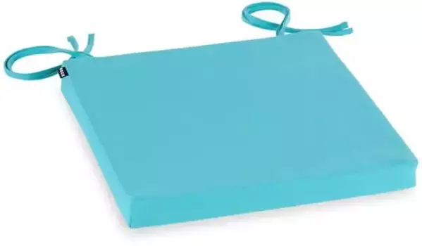 Х.ОК.К. Подушка на стул Classic Uni Outdoor, водо- и грязеотталкивающая H.O.C.K. 40х40 см, бирюзовый