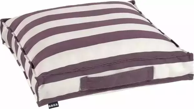 Х.ОК.К. Подушка сиденья Classic Stripes Outdoor, водо- и грязеотталкивающая H.O.C.K. 50х50 см, фиолетовый