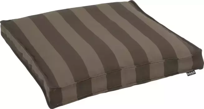 Х.ОК.К. Подушка сиденья "Classic Stripes", с полосками H.O.C.K. 50х50 см, цвет taupe-braun + gestreift
