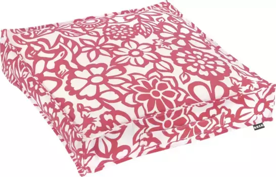 Х.ОК.К. Подушка сиденья "Палома" с цветочным узором H.O.C.K. 50х50 см, розовый