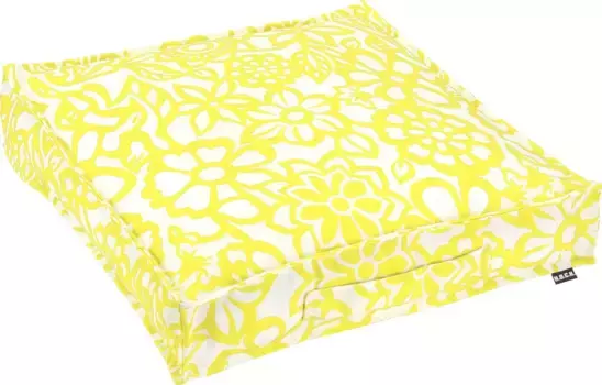 Х.ОК.К. Подушка сиденья "Палома" с цветочным узором H.O.C.K. 50х50 см, цвет gelb + geblmt