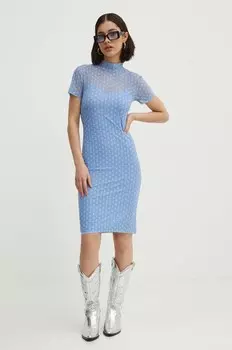 Хьюго синее платье Hugo Blue, синий