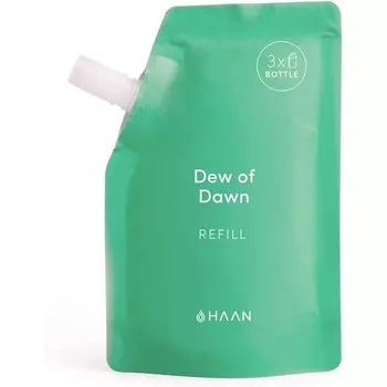 HAAN Сменный блок для чистящего средства для рук, увлажняющий с алоэ вера, 100 мл, с ароматом росы рассвета