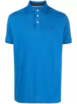Hackett рубашка поло с вышитым логотипом, синий