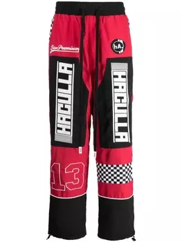 Haculla Super Premium Racer logo-print track pants, красный