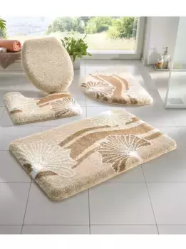 Хагеманн коврик для ванной Hagemann полукруглый (50х80 см), бежевый