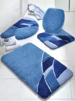 Хагеманн коврик для ванной Hagemann прямоугольный (70х120 см), синий