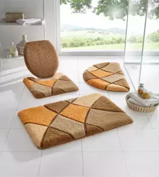 Хагеманн коврик для ванной Hagemann прямоугольный (70х120 см), цвет beige-apricot