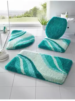 Хагеманн коврик для ванной Hagemann Шаблон унитаза без выреза (50х50 см), цвет wintertrkis