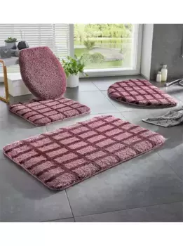 Хагеманн коврик для ванной Hagemann Шаблон унитаза без выреза (50х50 см), цвет rosenholz