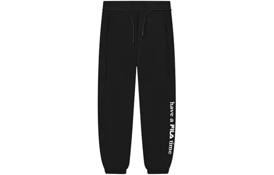 HAGT Повседневные брюки женские цвета угольно-черный Fila