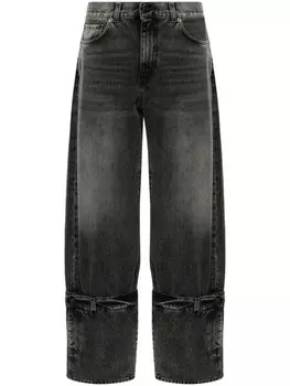 Haikure джинсы с манжетами, черный